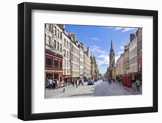 The High Street in Edinburgh Old Town-Neale Clark-Framed Photographic Print