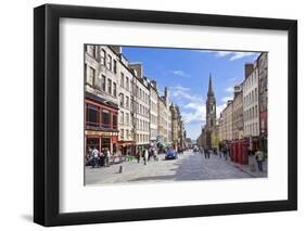 The High Street in Edinburgh Old Town-Neale Clark-Framed Photographic Print