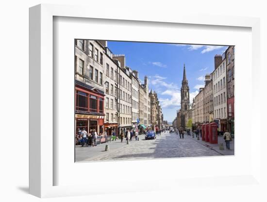 The High Street in Edinburgh Old Town-Neale Clark-Framed Photographic Print