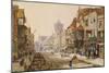 The High Street, Salisbury-Louise J. Rayner-Mounted Giclee Print