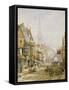 The High Street, Salisbury-Louise J. Rayner-Framed Stretched Canvas