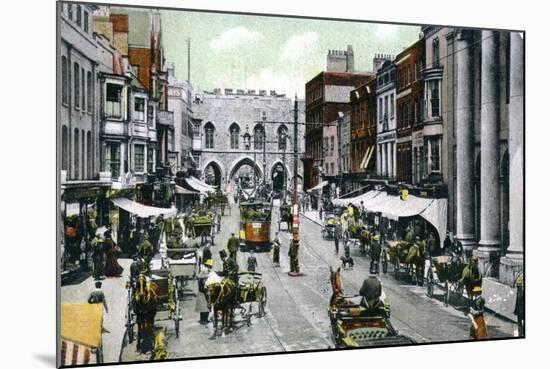 The High Street, Southampton, Hampshire, Late 19th Century-FGO Stuart-Mounted Giclee Print