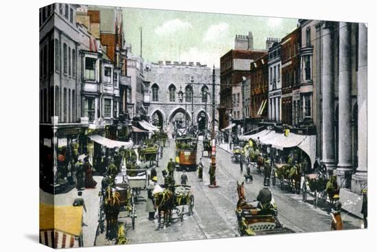 The High Street, Southampton, Hampshire, Late 19th Century-FGO Stuart-Stretched Canvas