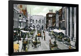 The High Street, Southampton, Hampshire, Late 19th Century-FGO Stuart-Framed Giclee Print