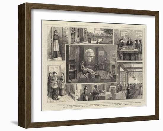 The Higher Education of Women, the Ladies' Colleges at Cambridge-null-Framed Giclee Print