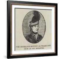 The Highland Bonnet 100 Years Ago-null-Framed Giclee Print