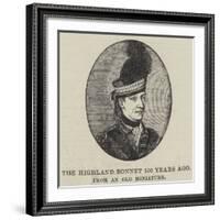 The Highland Bonnet 100 Years Ago-null-Framed Giclee Print