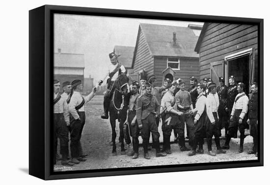 The Highland Company of Mounted Infantry, 1896-W Gregory-Framed Stretched Canvas