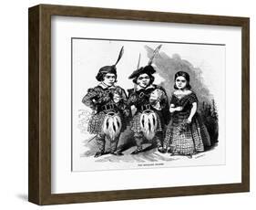 The Highland Dwarfs, Published in 'The Illustrated London News', May 30 1846-Ebenezer Landells-Framed Giclee Print