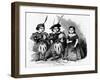 The Highland Dwarfs, Published in 'The Illustrated London News', May 30 1846-Ebenezer Landells-Framed Giclee Print