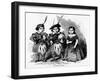 The Highland Dwarfs, Published in 'The Illustrated London News', May 30 1846-Ebenezer Landells-Framed Giclee Print