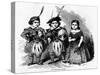 The Highland Dwarfs, Published in 'The Illustrated London News', May 30 1846-Ebenezer Landells-Stretched Canvas