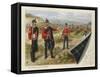 The Highland Light Infantry-Richard Simkin-Framed Stretched Canvas