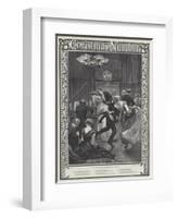 The Highland Schottische, Finale-Richard Caton Woodville II-Framed Giclee Print