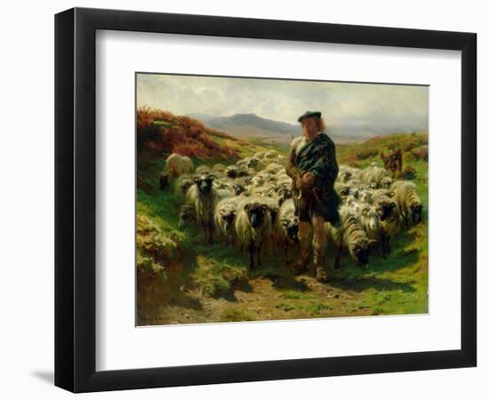 The Highland Shepherd, 1859-Rosa Bonheur-Framed Giclee Print