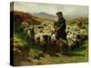 The Highland Shepherd, 1859-Rosa Bonheur-Stretched Canvas