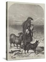 The Highland Shepherd-Richard Ansdell-Stretched Canvas