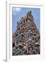 The highly decorative Gopuram (entrance tower) to Sri Srinivasa Perumal Hindu Temple, Singapore-Martin Child-Framed Photographic Print