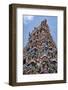 The highly decorative Gopuram (entrance tower) to Sri Srinivasa Perumal Hindu Temple, Singapore-Martin Child-Framed Photographic Print