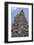 The highly decorative Gopuram (entrance tower) to Sri Srinivasa Perumal Hindu Temple, Singapore-Martin Child-Framed Photographic Print