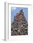 The highly decorative Gopuram (entrance tower) to Sri Srinivasa Perumal Hindu Temple, Singapore-Martin Child-Framed Photographic Print