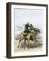 The Hijrah, Muhammad Fleeing to Medina to Establish Islam, 622 A.D-null-Framed Giclee Print