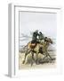 The Hijrah, Muhammad Fleeing to Medina to Establish Islam, 622 A.D-null-Framed Giclee Print