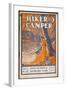 The Hiker and Camper 1931-null-Framed Art Print