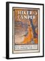 The Hiker and Camper 1931-null-Framed Art Print