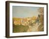 The Hill at Jallais, Pontoise, 1875-Camille Pissarro-Framed Giclee Print