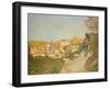 The Hill at Jallais, Pontoise, 1875-Camille Pissarro-Framed Giclee Print