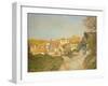 The Hill at Jallais, Pontoise, 1875-Camille Pissarro-Framed Giclee Print