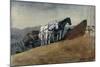 The Hill Top Barn, Houghton Farm-Winslow Homer-Mounted Giclee Print