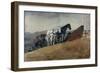 The Hill Top Barn, Houghton Farm-Winslow Homer-Framed Giclee Print