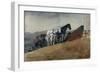 The Hill Top Barn, Houghton Farm-Winslow Homer-Framed Giclee Print