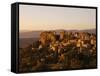 The Hill Top Village of Saignon at Sunset, Provence, France, Europe-Mark Chivers-Framed Stretched Canvas
