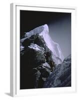 The Hillary Step at Dusk, Nepal-Michael Brown-Framed Premium Photographic Print