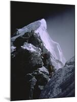 The Hillary Step at Dusk, Nepal-Michael Brown-Mounted Photographic Print