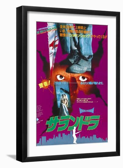 The Hills Have Eyes, Poster, Bottom: Susan Lanier, Closeup: Michael Berryman, 1977-null-Framed Art Print