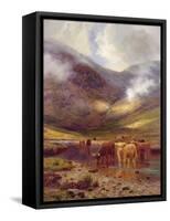 The Hills of Ardgell-Louis Bosworth Hurt-Framed Stretched Canvas