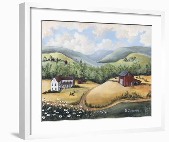 The Hills of Home-Barbara Jeffords-Framed Giclee Print