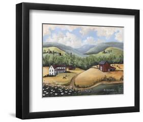 The Hills of Home-Barbara Jeffords-Framed Art Print