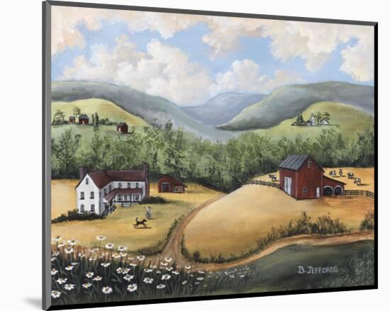 The Hills of Home-Barbara Jeffords-Mounted Art Print