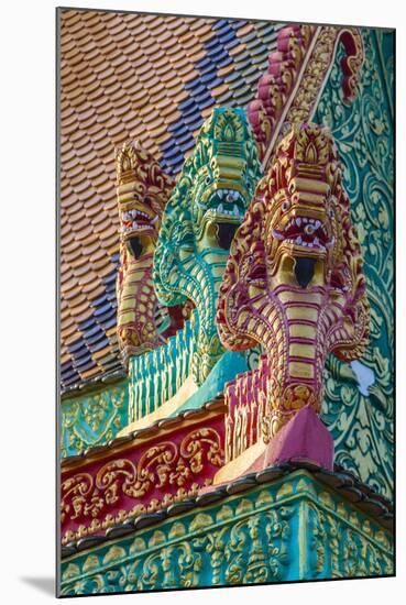 The Hilltop Temple of Wat (Phnom) Hanchey-Michael Nolan-Mounted Photographic Print