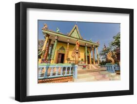 The Hilltop Temple of Wat (Phnom) Hanchey-Michael Nolan-Framed Photographic Print