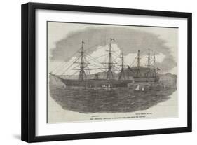 The Himalaya Steam-Ship in Plymouth Sound, with Troops for the War-null-Framed Giclee Print