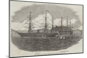 The Himalaya Steam-Ship in Plymouth Sound, with Troops for the War-null-Mounted Giclee Print