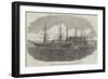 The Himalaya Steam-Ship in Plymouth Sound, with Troops for the War-null-Framed Premium Giclee Print