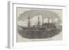 The Himalaya Steam-Ship in Plymouth Sound, with Troops for the War-null-Framed Premium Giclee Print