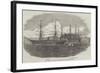 The Himalaya Steam-Ship in Plymouth Sound, with Troops for the War-null-Framed Giclee Print